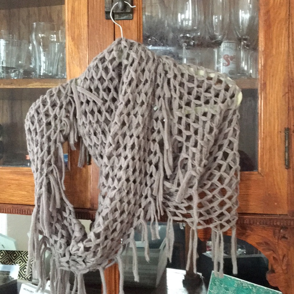 Gray Infinity Scarf